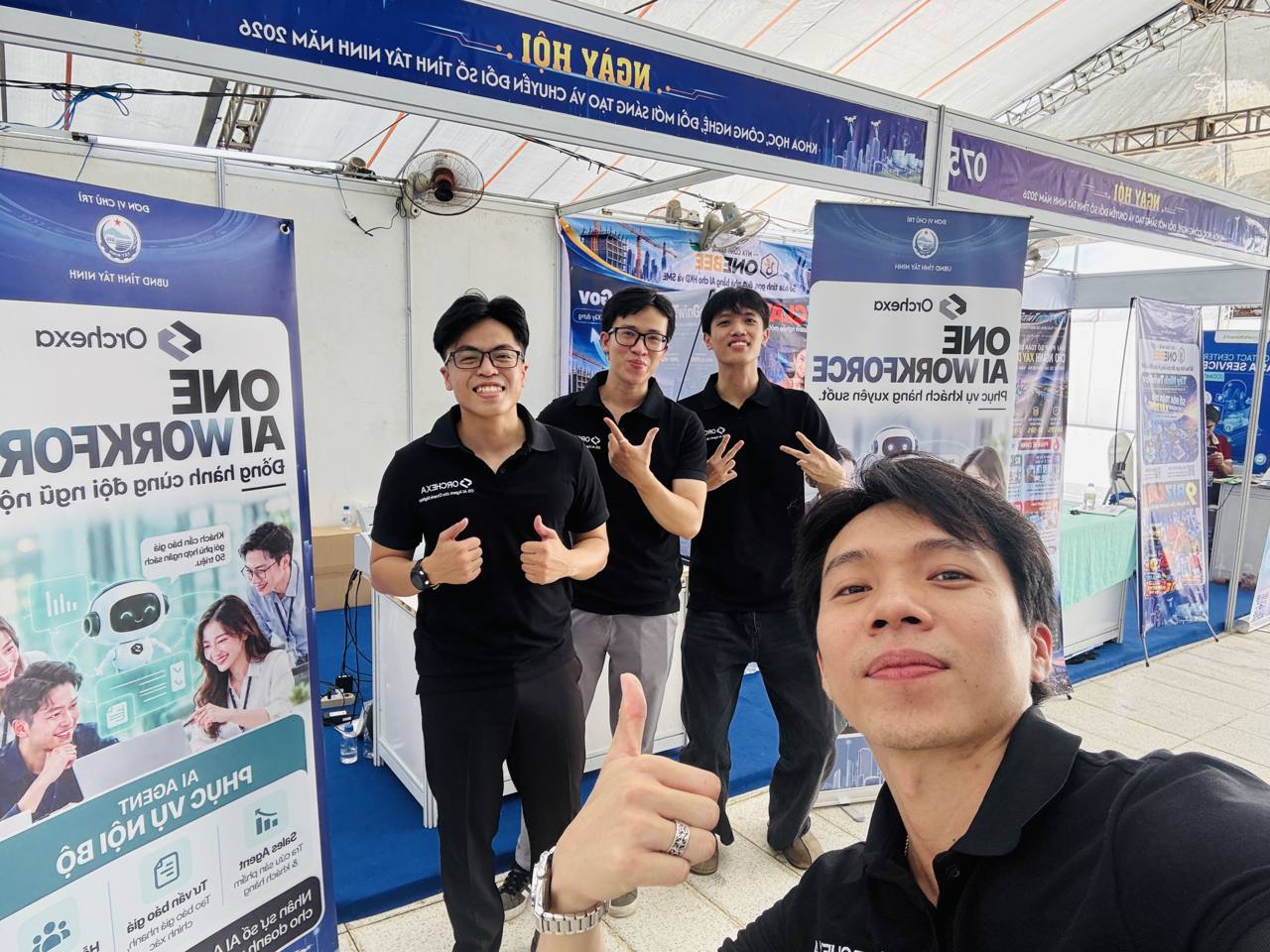 Orchexa team at booth 076